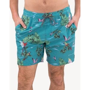 RipCurl Boardshorts Mens Small Laydays Cascade Volley 18" Side Pocket